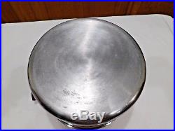 Amway Queen 8 Qt Roaster Stock Pot 18/8 Stainless Steel Waterless Cookware