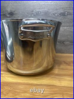 Anolon Nouvelle 6.5 Qt Stainless Steel Stock Pot Copper Core Induction with Lid