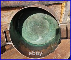 Antique Copper Stock Pot Round 10 lbs 6.5 Hand Wrought