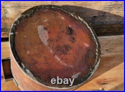 Antique Copper Stock Pot Round 10 lbs 6.5 Hand Wrought