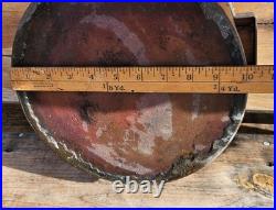 Antique Copper Stock Pot Round 10 lbs 6.5 Hand Wrought