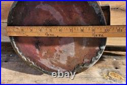 Antique Copper Stock Pot Round 10 lbs 6.5 Hand Wrought