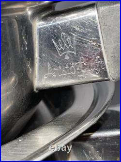 Aristo-Craft 8 Pc Stainless Steel Square Cookware Stock Pot Sauce Pans & Lids