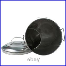 Asian Stainless Steel Hot Pot Divider Soup Stockpot Small Size 25.5 cm NO. 10