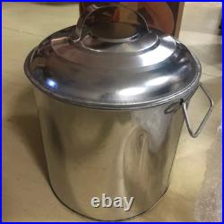 Asian Stainless Steel Hot Pot Divider Soup Stockpot Small Size 25.5 cm NO. 10