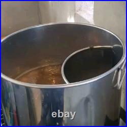 Asian Stainless Steel Hot Pot Divider Soup Stockpot Small Size 25.5 cm NO. 10