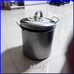 Asian Stainless Steel Hot Pot Divider Soup Stockpot Small Size 25.5 cm NO. 10