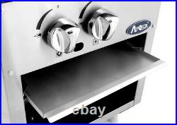 Atosa ATSP-18-1 Single Stock Pot Stove Countertop Portable Commercial Burner