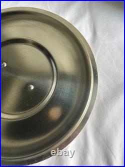 BAUMALU Copper Stock Pot With Lid 7.5 qt Made in France New