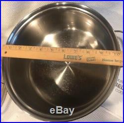 BELGIQUE 18/10 Stainless Steel 6qt. Stock Pot, Pasta Insert, Lid Made In Belgium