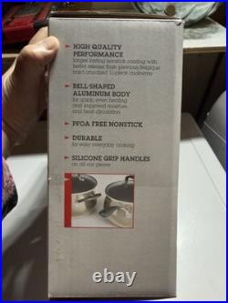 BELGIQUE Stainless Steel Cookware Sauce / Soup Pot with Glass Lid 3 Qt