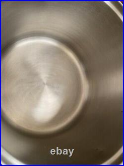 BERNDES Germany Crate And Barrel 8 Qt Stock Pot With Pasta Insert/Strainer Lid