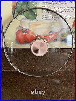 BERNDES Germany Crate And Barrel 8 Qt Stock Pot With Pasta Insert/Strainer Lid