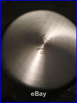 BRAND NEW All Clad TK 12 Qt Stock Pot Brushed Stainless Thomas Keller Edition
