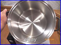 BRAND NEW ROYAL PRESTIGE 8 QUART STOCK POT & LID T304 Surgical Stainless