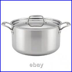 BREVILLE Thermal Pro Clad STAINLESS STEEL STOCKPOT with Lid, 8-Quart