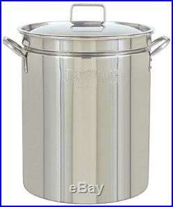 Bayou Classic 1060 Stainless Steel 62 Qt Stockpot With Lid Ships Fast