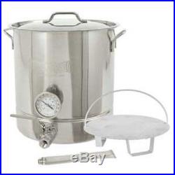 Bayou Classic 16-Gal. Brew Kettle Set, stainless, 64-Qt. 800-416 Stockpot NEW