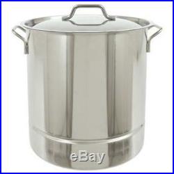 Bayou Classic 16-Gal. Stainless Stockpot, Lid, 64-Qt. 1316 Stockpot NEW