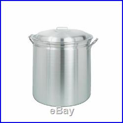 Bayou Classic 82 Quart Stainless Steel Stockpot Soup Pot with Lid and Basket