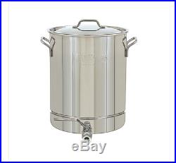Bayou Stainless Steel 10Gal Spigot Pot Large Dispenser Beer Brewing Making Brew