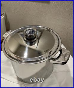 BergHOFF stainless Steal 13.3 Qt Stockpot NEW