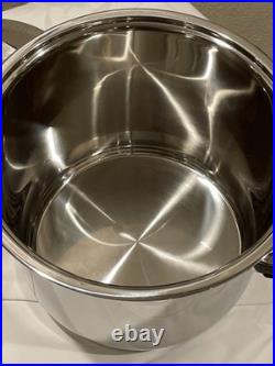 BergHOFF stainless Steal 13.3 Qt Stockpot NEW