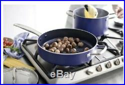 Blue Diamond Toxin-Free Ceramic Non-Stick Cookware Set, 12-Piece, As Seen on TV