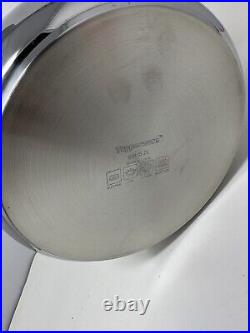 Brand New Tupperware Chef Series Stainless Non Stick 6 Qt Stockpot Glass Lid