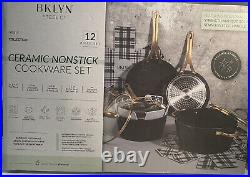 Brooklyn Steel Co. Orbit 12-pc. Nonstick Ceramic Cookware Set