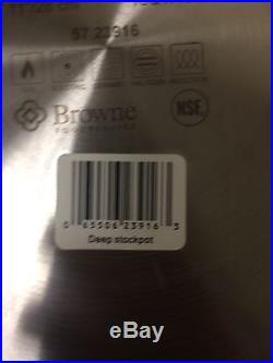 Browne Foodservice 16 Quart Stainless Steel Stock Pot Nsf 5723916