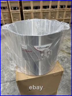 Browne Foodservice 80 Quart Stock Pot Induction Stainless Steel Pot No Cover