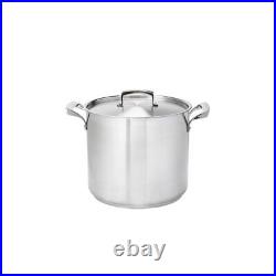 Browne Foodservice Thermalloy Stainless Steel Deep Stock Pot 12 Qt