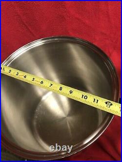 CHEFS WARE TOWNECRAFT STAINLESS STEEL T304 HUGE 20 Qt QUART STOCKPOT With LID