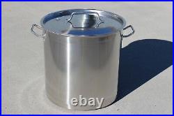 CONCORD 180 QT 18/10 Stainless Steel Stock Pot Brew Kettle with Triply Bottom