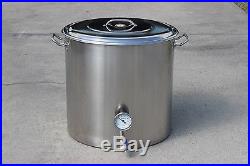 CONCORD 180 QT Stainless Steel Brew Kettle Beer Stock Pot 45 Gallons Mash Tun