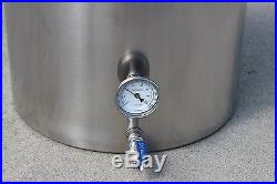 CONCORD 180 QT Stainless Steel Brew Kettle Beer Stock Pot 45 Gallons Mash Tun