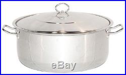 CONCORD 19 QT Full Stainless Steel Stock Pot Cookware. Tri-Ply Dutch Oven