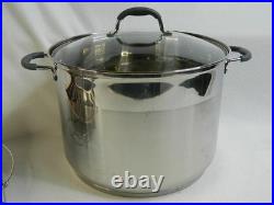 CONCORD 20 qt. Stainless Steel Canning Stock Pot Beginner's Basic Set 101 NOS