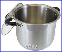 CONCORD 30 QT Commercial Grade Heavy Stainless Steel Stock Pot. Stockpot