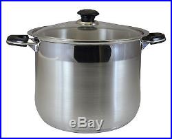 CONCORD 30 QT Stainless Steel Stock Pot Cookware. Tri-Ply Bottom Dutch Oven