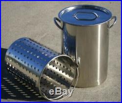 CONCORD 39.7l Stainless Steel Stock Pot with Basket. Heavy Kettle. Cookware for CONCORD 39.7l Stainless Steel Stock Pot with Basket. Heavy Kettle. Cookware for