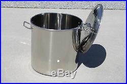 CONCORD Home Brew Stainless Steel Kettle Brewing Stock Pot Beer with Precut Holes