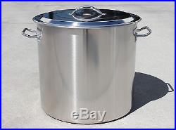 CONCORD Home Brew Stainless Steel Stock Pot Kettle with Lid. Brewing Gear Cookware