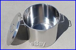 CONCORD Home Brew Stainless Steel Stock Pot Kettle with Lid. Brewing Gear Cookware