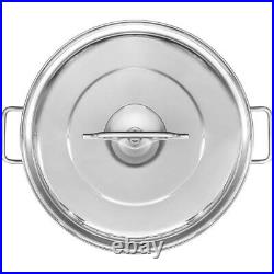 CONCORD S5564S Stainless Steel Stock Pot Cookware, 160 Quart
