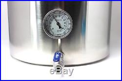 CONCORD Stainless Steel Home Brew Kettle Brewing Stock Pot Beer TRIPLY BOTTOM
