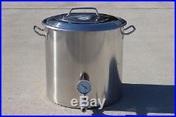 CONCORD Stainless Steel Home Brew Kettle Brewing Stock Pot Beer Wine Set