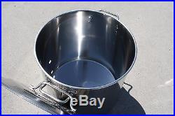 CONCORD Stainless Steel Home Brew Kettle Brewing Stock Pot Beer with Precut Holes