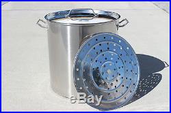 CONCORD Stainless Steel Stock Pot Brew Kettle Beer Mash Tun with Steamer Insert